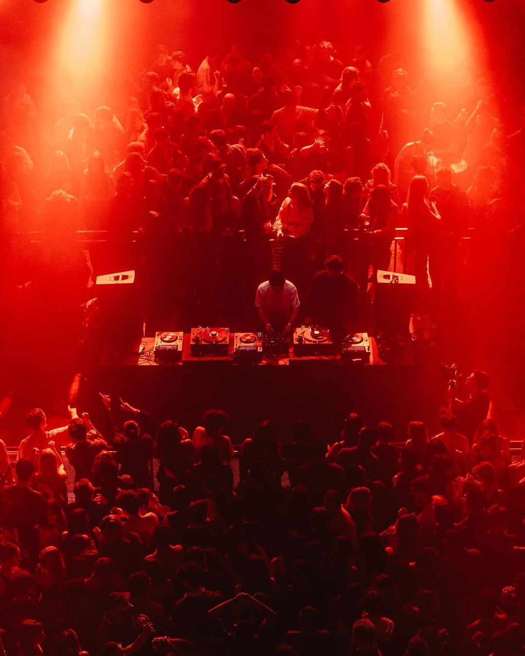 Artist performing live
